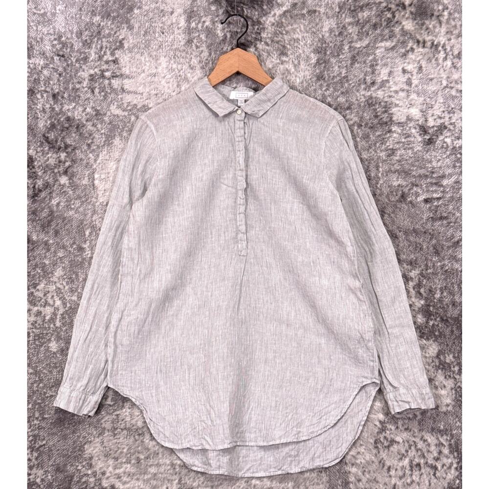 Women's Gray Long Sleeve Top